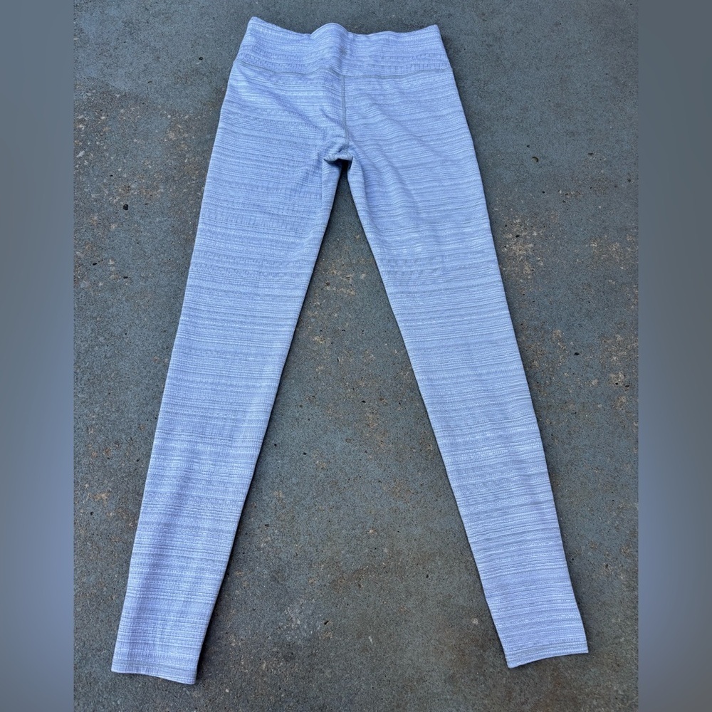 Athleta Gray Textured Leggings